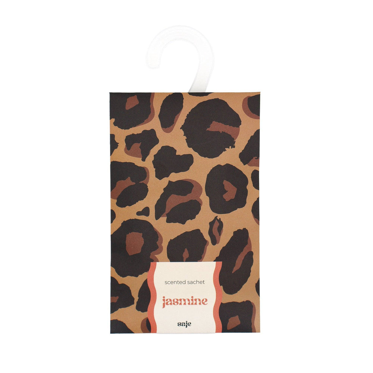 Saje Scented Hanging Sachet - Set of 4 Jasmine - Leopard Print Design