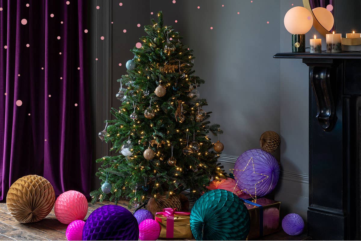 Honeycomb Ball Trio: Bright Pink