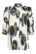 Stormy Ruched Shirt - Grey