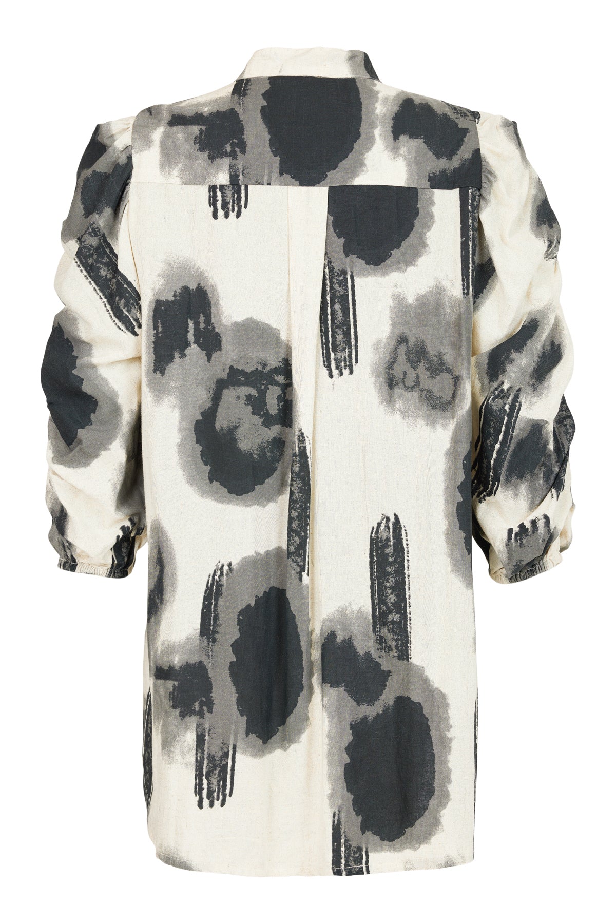 Stormy Ruched Shirt - Grey