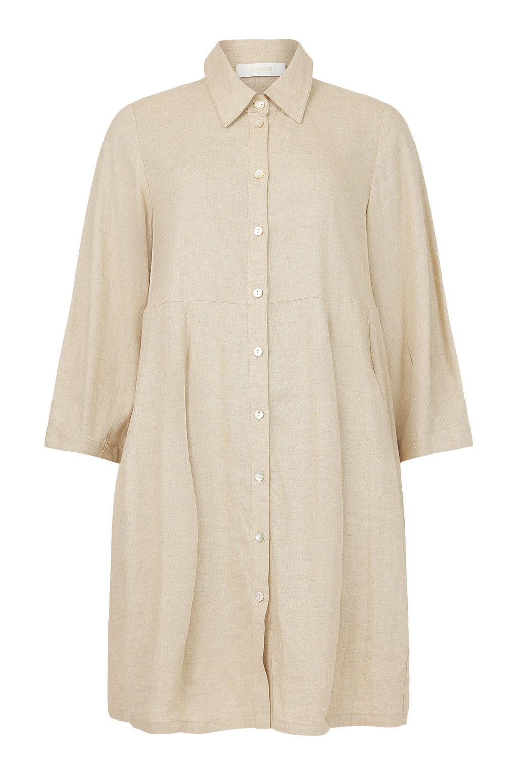 Tulip Linen Shirt - Hessian