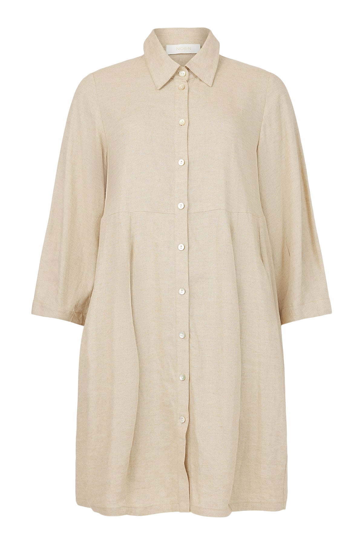 Tulip Linen Shirt - Hessian