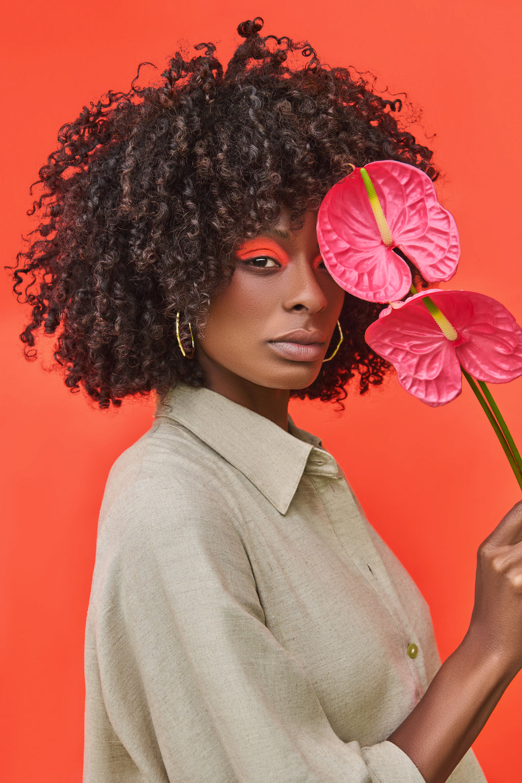 Tulip Linen Shirt - Hessian