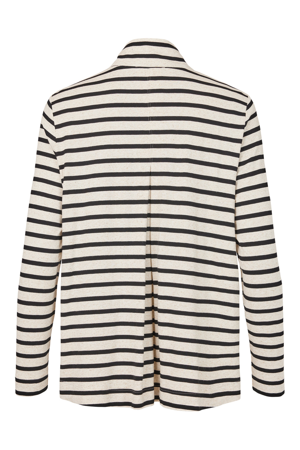 Steffani Stripe Jacket - Black/Cream Marl