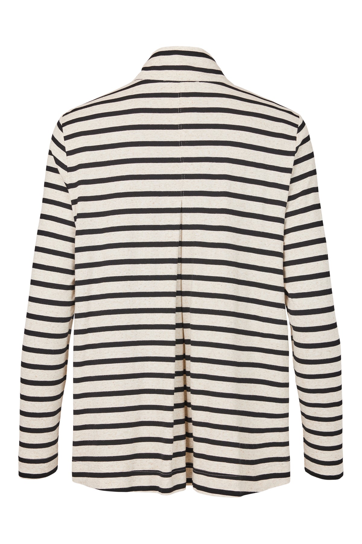 Steffani Stripe Jacket - Black/Cream Marl
