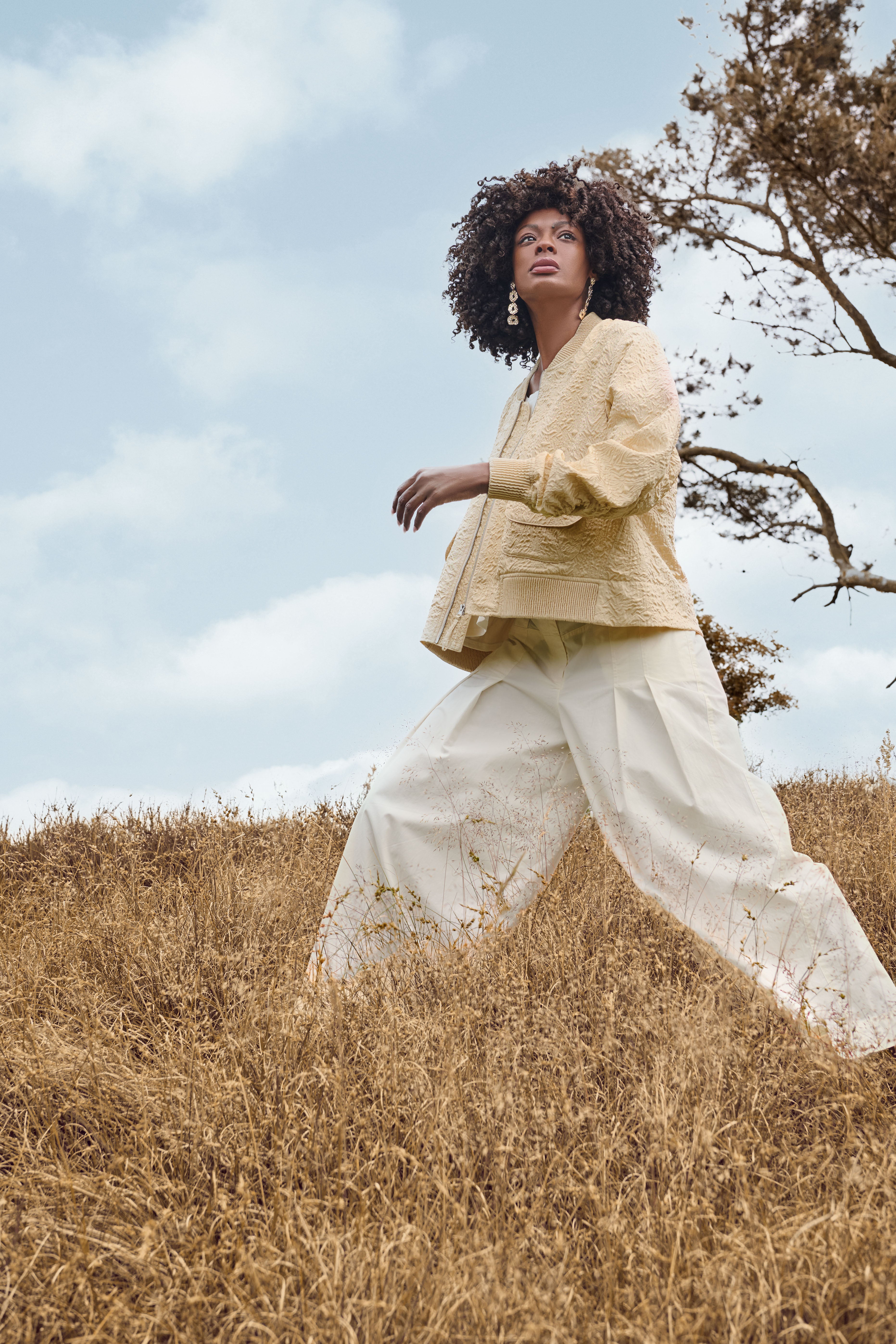 Skrinkle Krinkle Bomber - Deep Cream