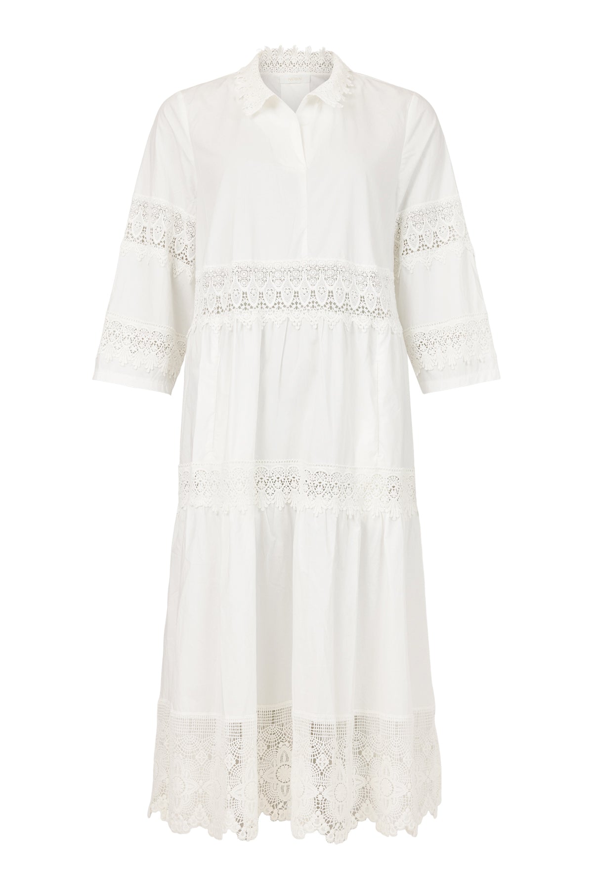 Vatican Lace Dress - Off white