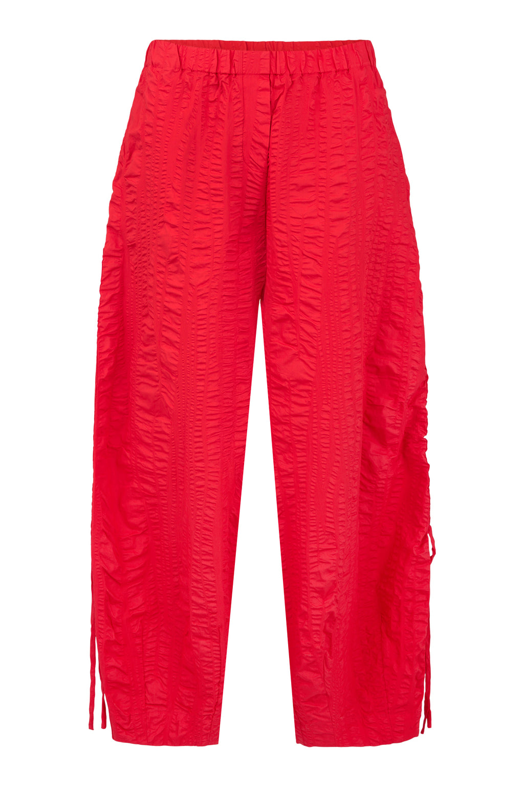 Crinkle Crinkle Trousers - Red
