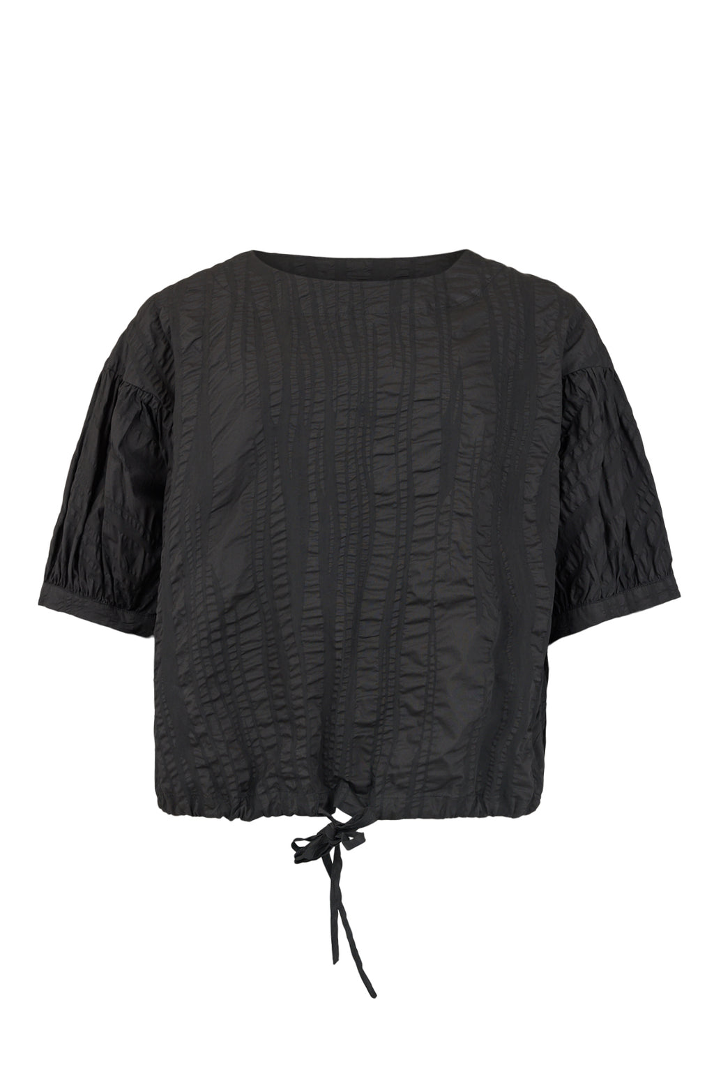 Crinkle Crinkle Top - Black