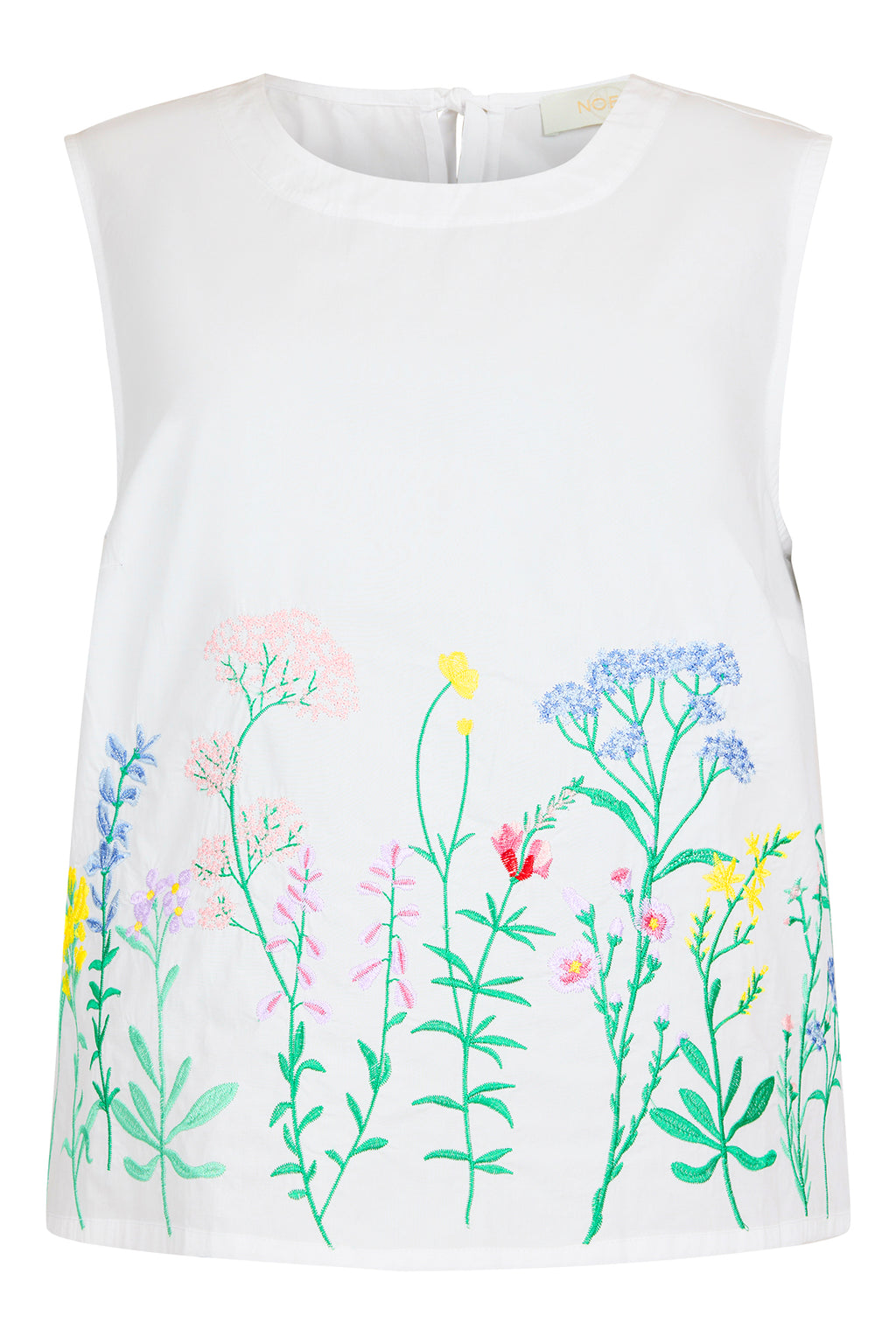 In My Garden Vest - White/Multi