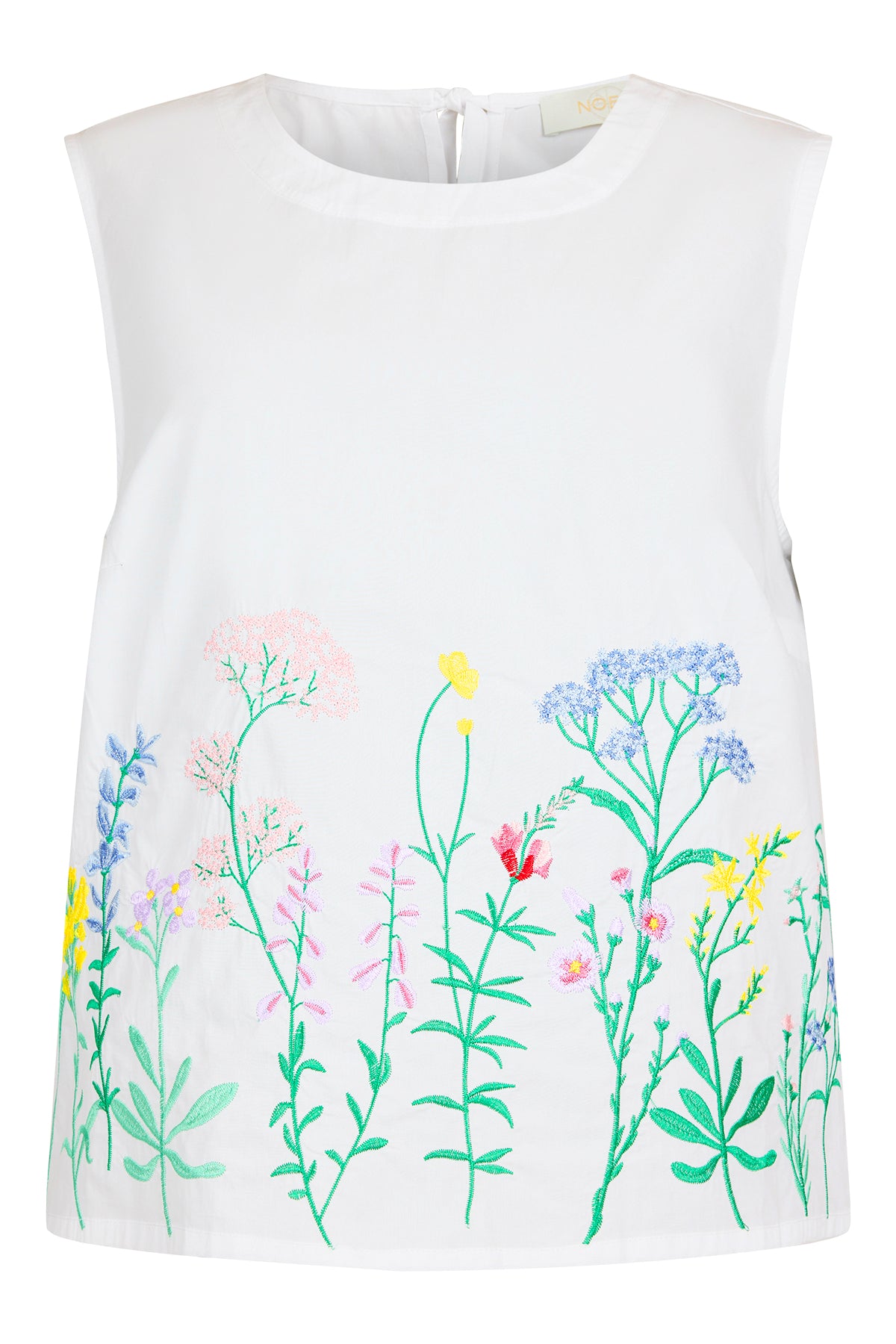 In My Garden Vest - White/Multi