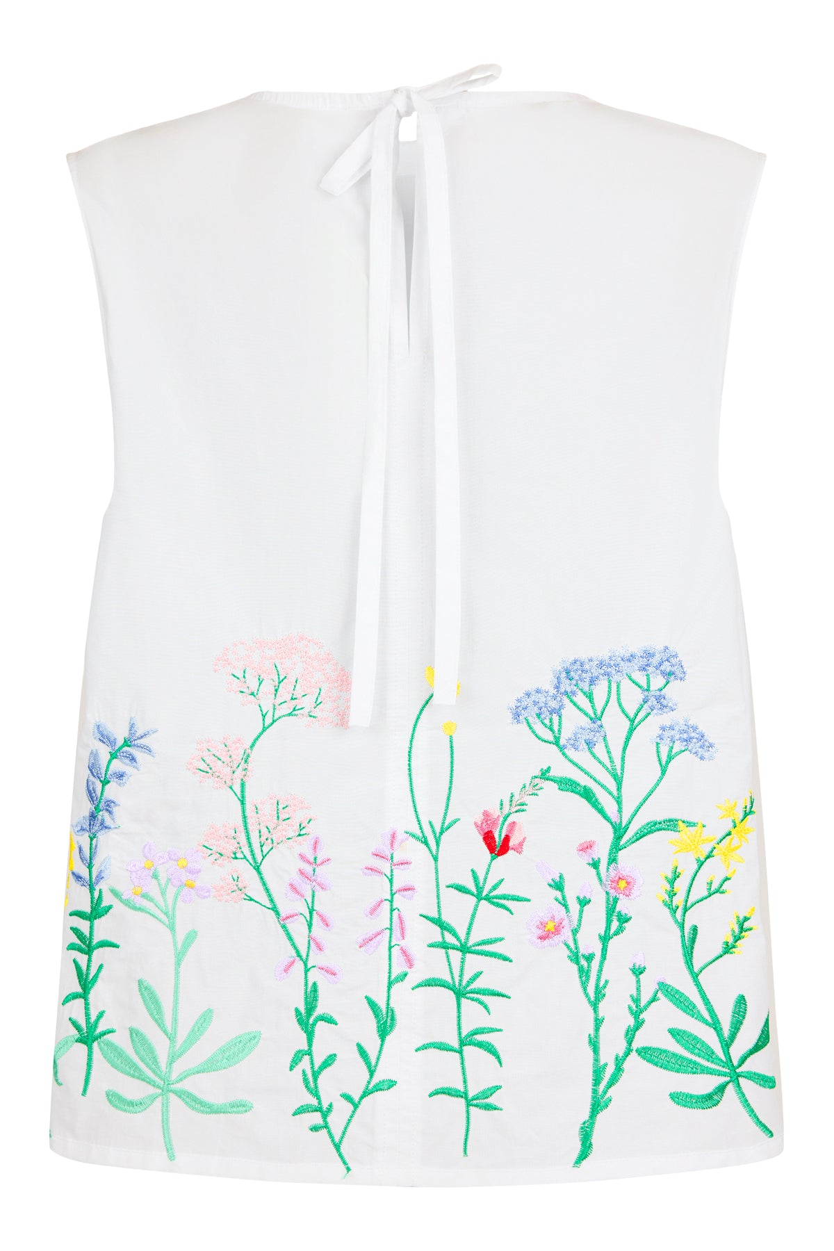 In My Garden Vest - White/Multi