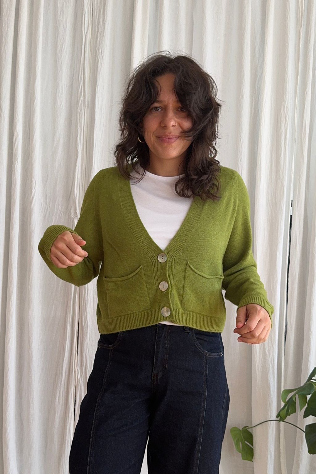 Pook Crop Knit Cardigan