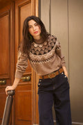 Cherrie Pullover - Brown Lentil Melange
