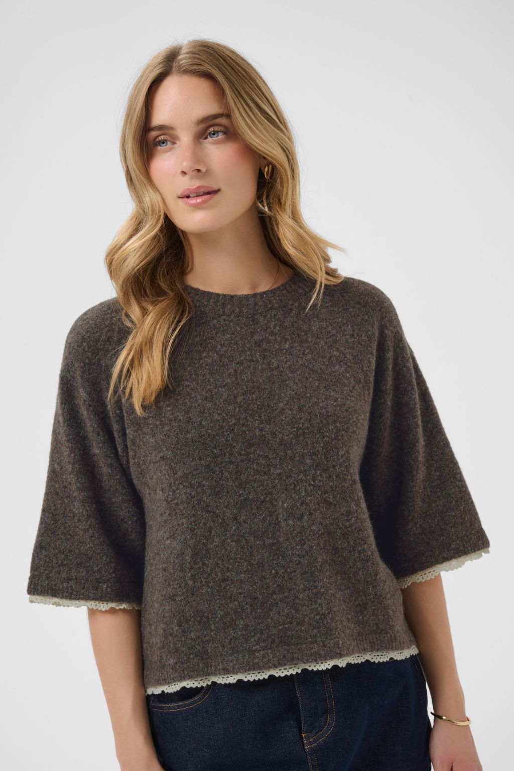 Kibana Knit Pullover - Java Melange