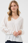 Tina Blouse - Snow White