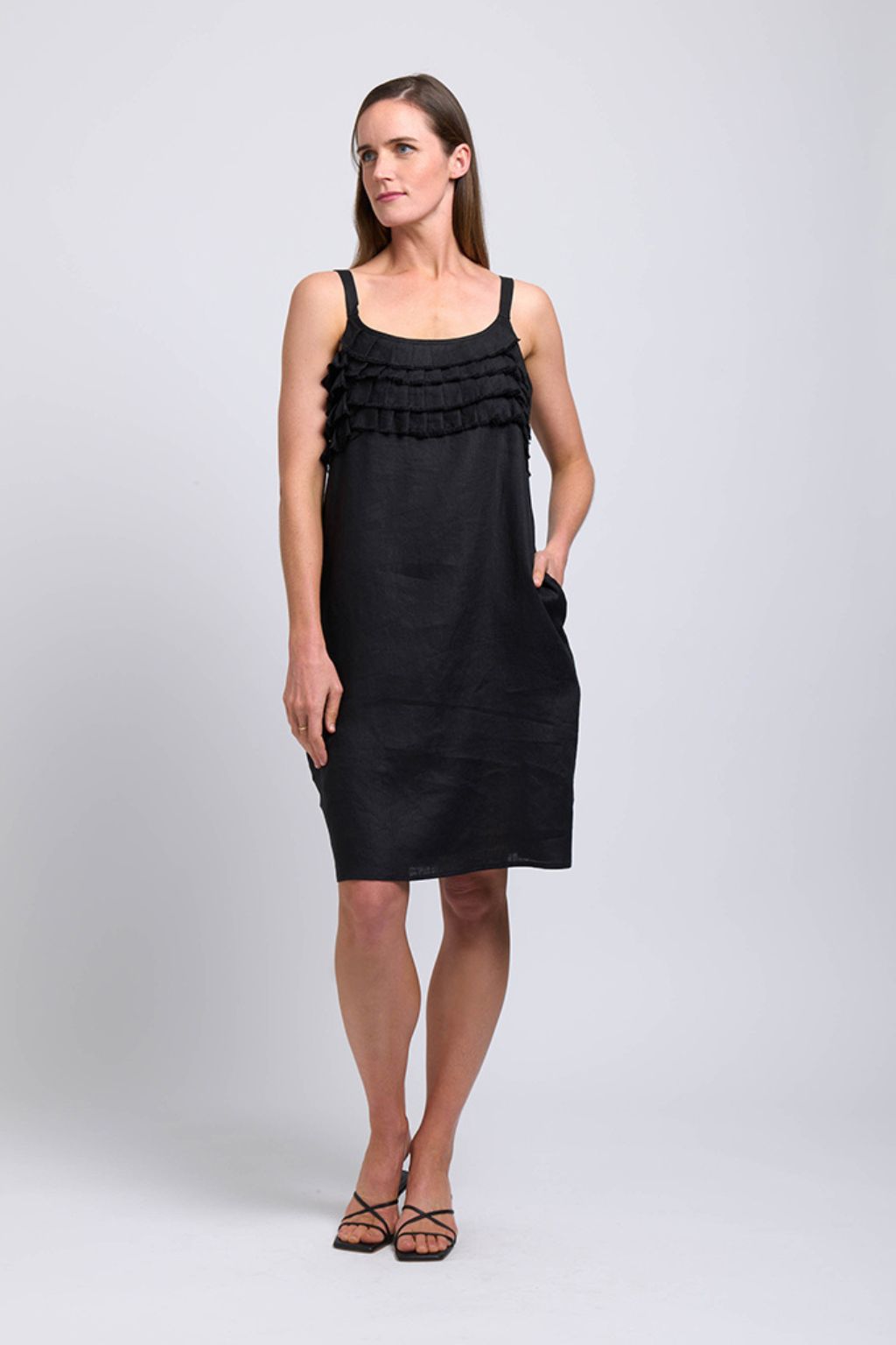 Pleat Dreams Dress - Black