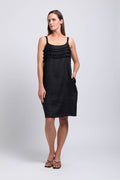 Pleat Dreams Dress - Black