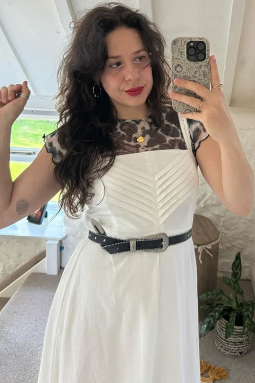 Charlotte Sundress - White