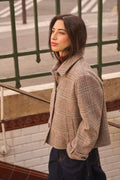 Georg Short Coat - Grey Check