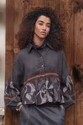 Stormy Sea Blouse - Grey