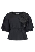 Flower Power Blouse - Black