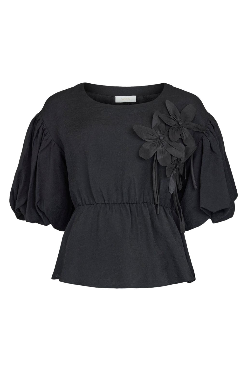 Flower Power Blouse - Black