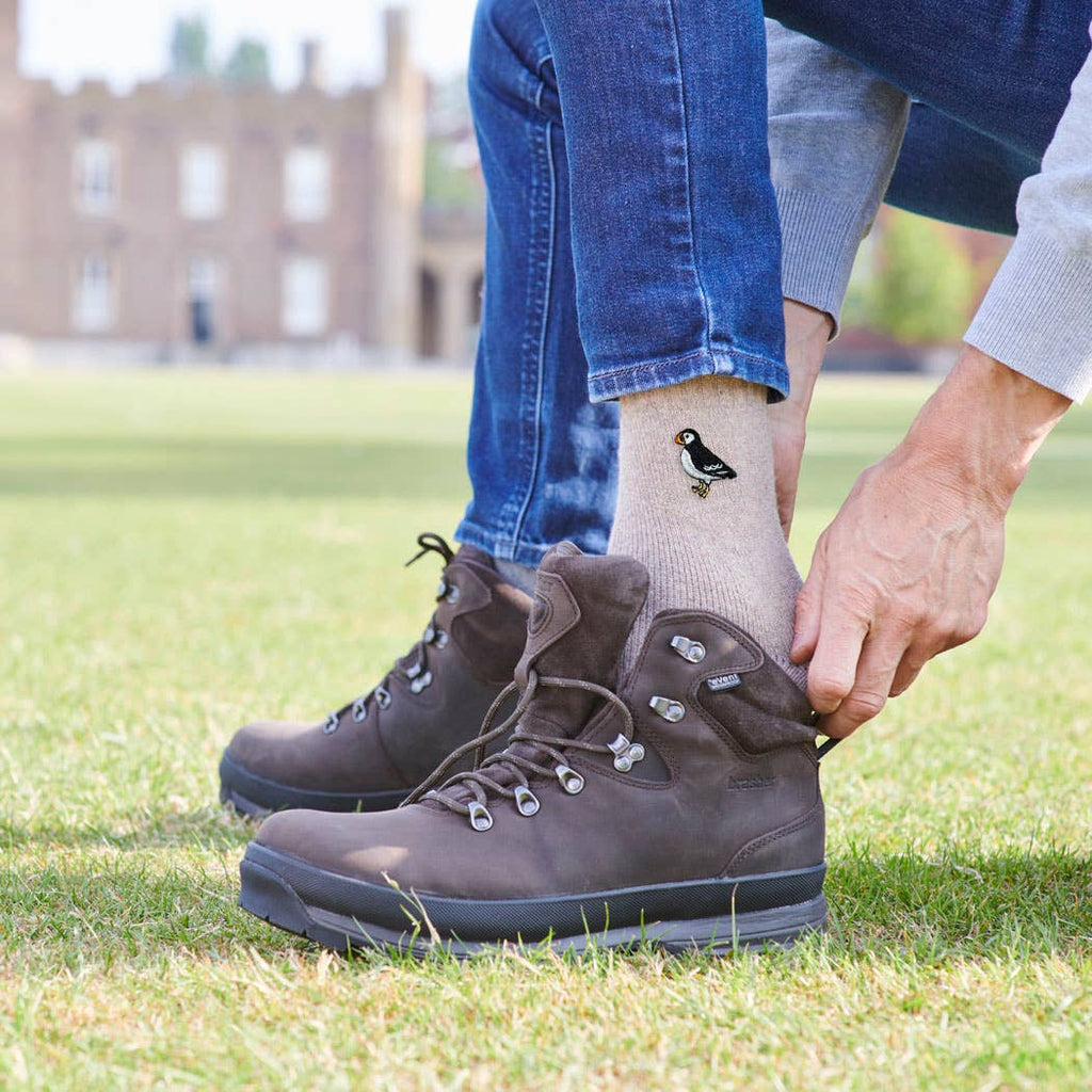 Puffin Coastal Wool Socks