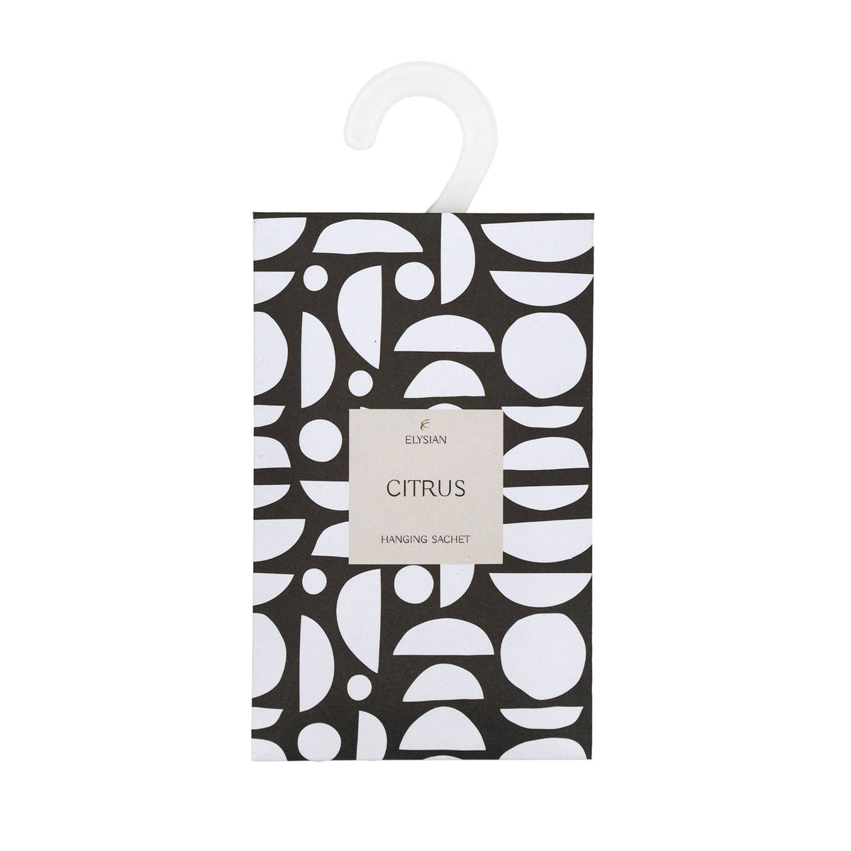 Elysian Scented Hanging Sachet - Set of 4 Citrus - Geometric Design