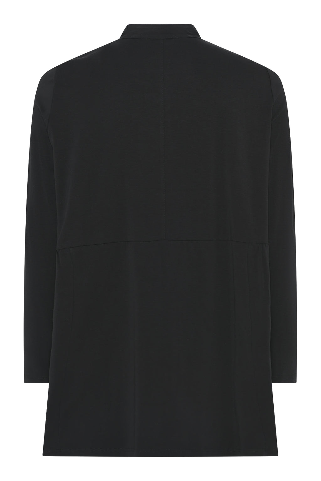 Half button Shirt - Black
