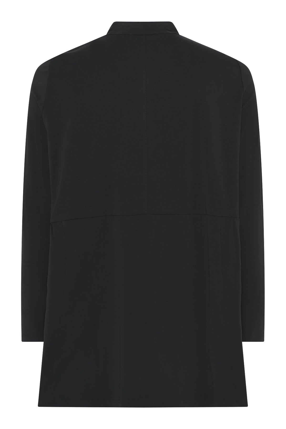 Half button Shirt - Black