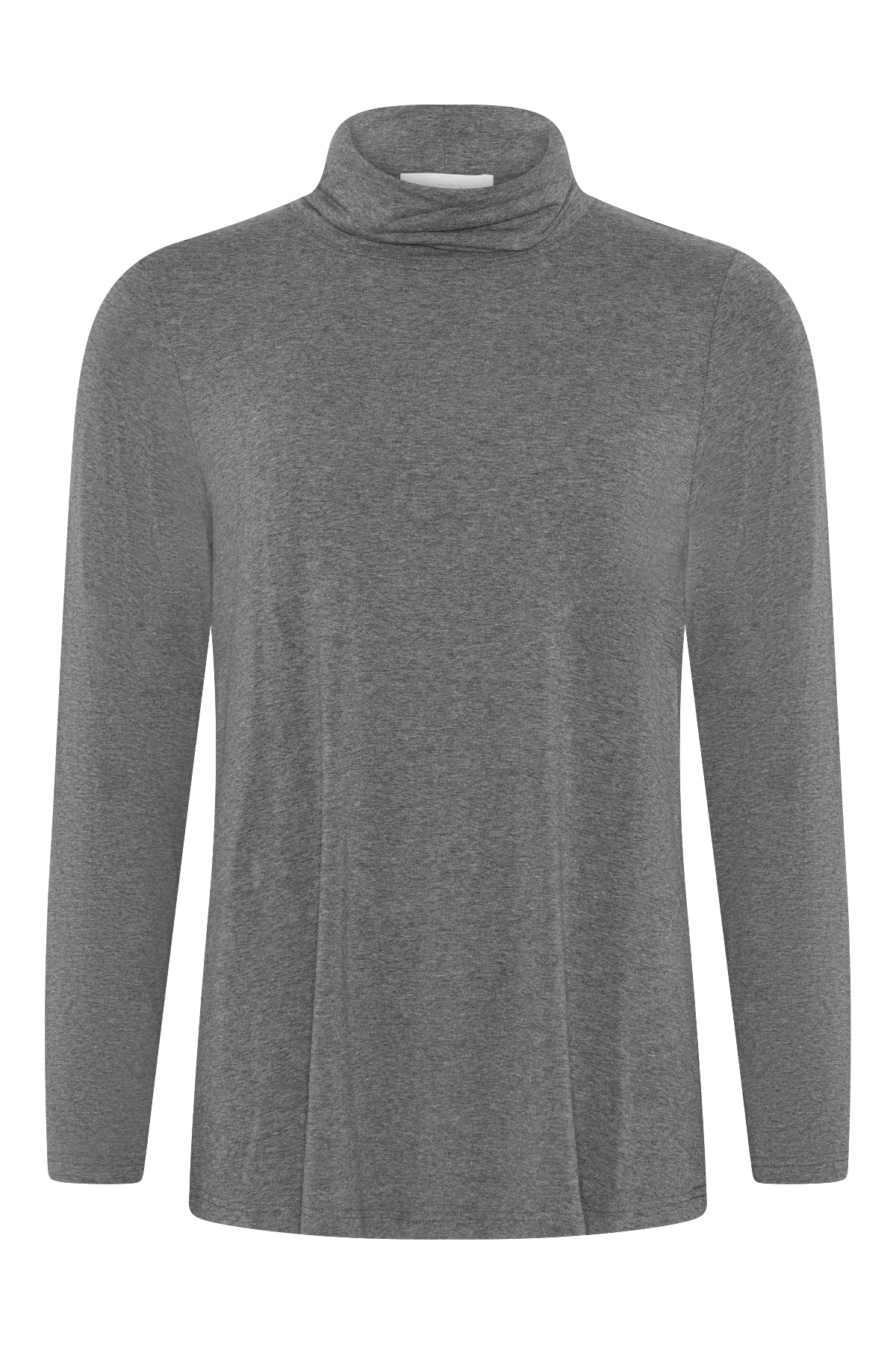 Basic Polo Neck - Charcoal Marl