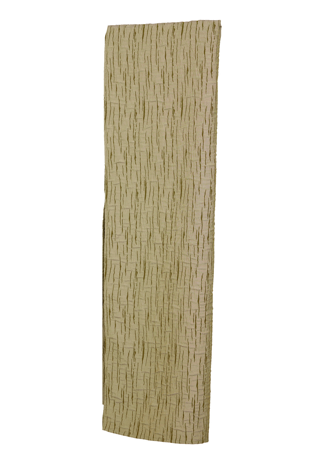 Futuristic Crinkle Scarf - Khaki