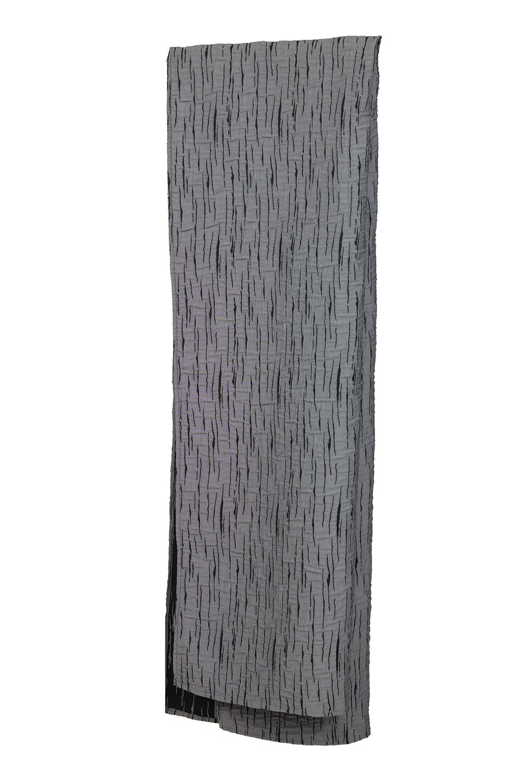 Futuristic Crinkle Scarf - Grey