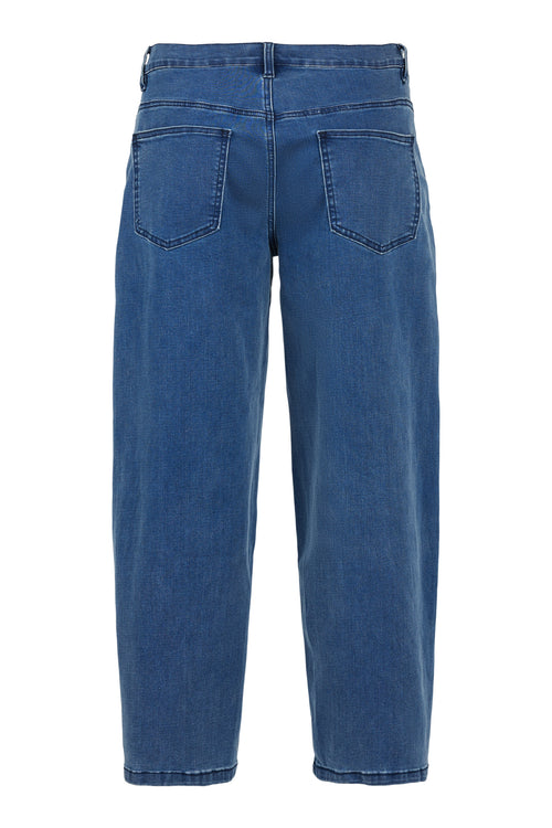 Barrel Leg Jeans - Denim