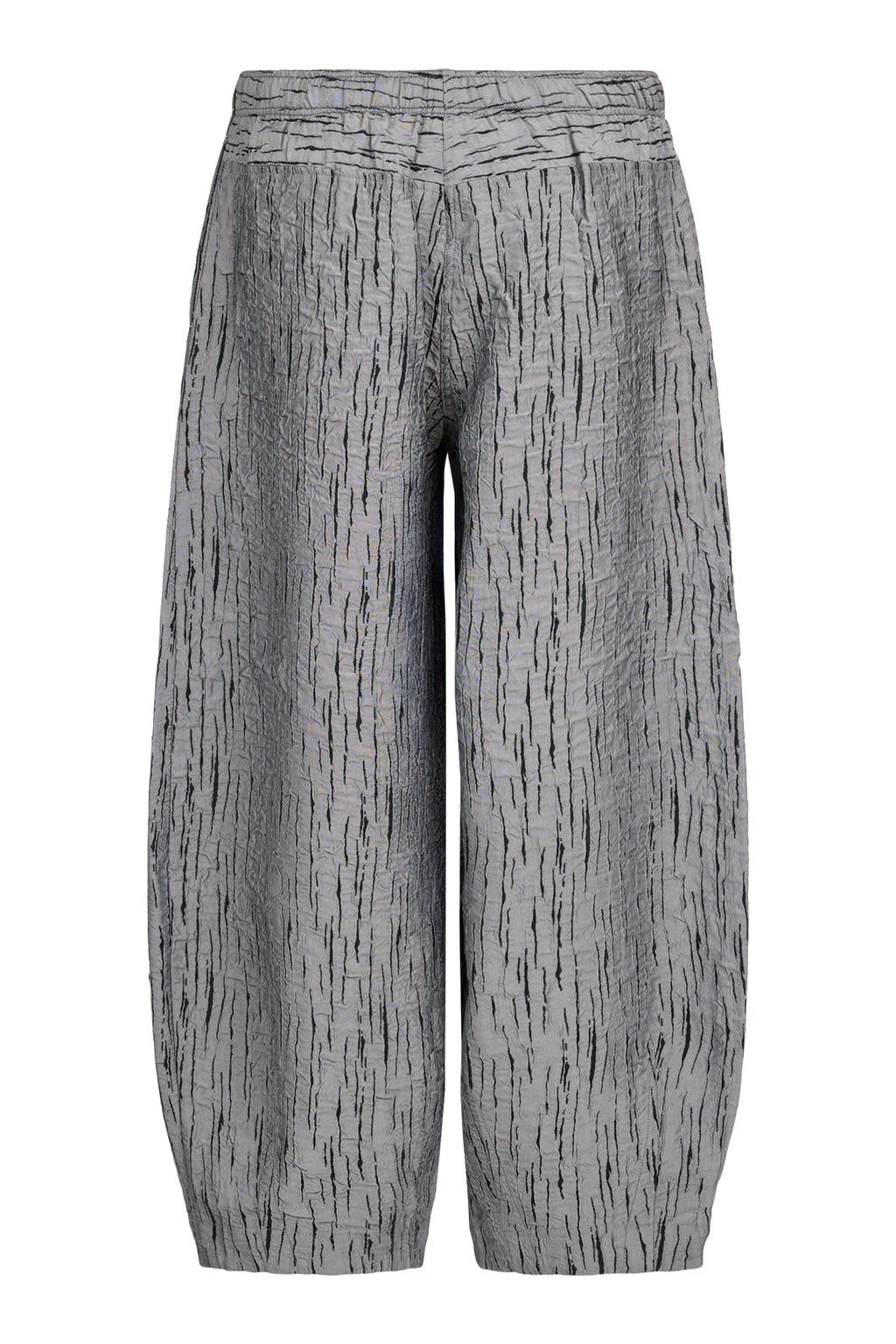 Futuristic Crinkle Trousers - Grey
