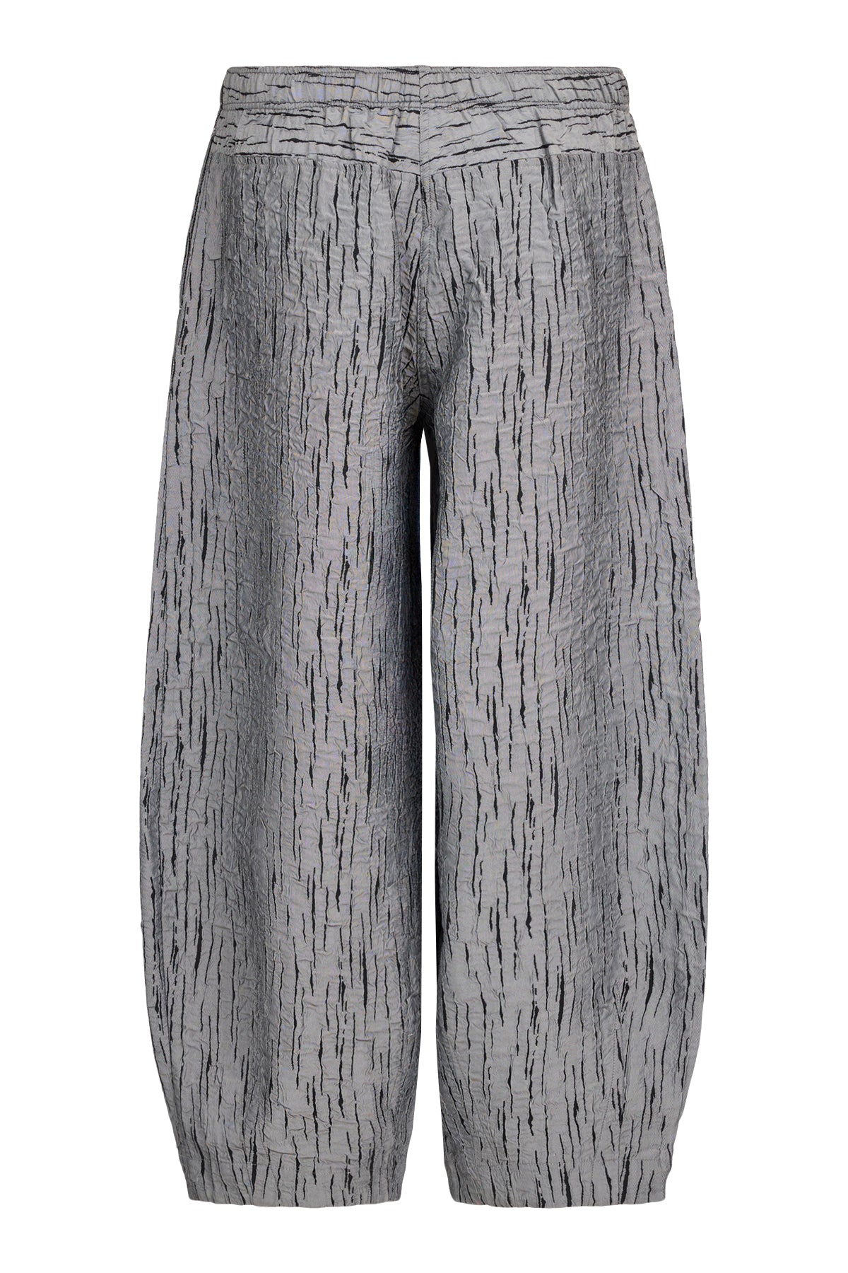 Futuristic Crinkle Trousers - Grey