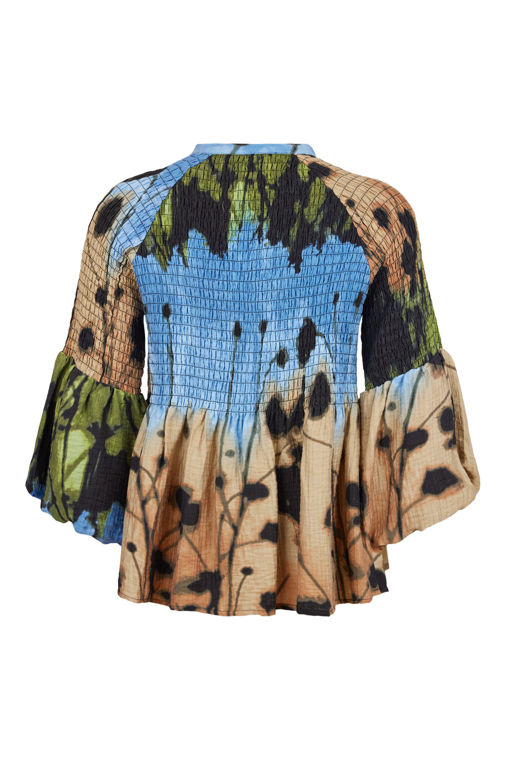 Dapple Shirt - Blue/Beige/Green