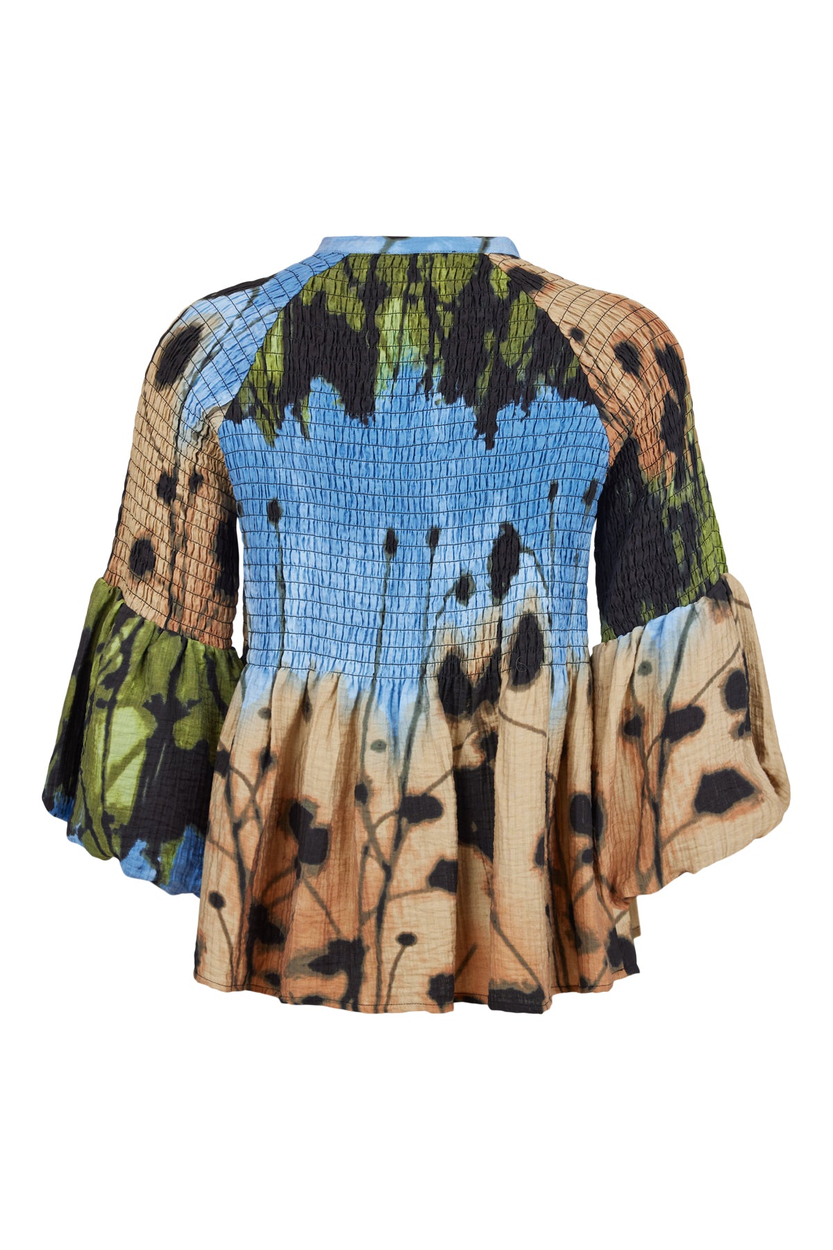 Dapple Shirt - Blue/Beige/Green