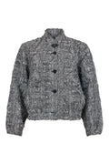 Fringe Jacket Short - Black/Grey