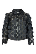 Big Dotty Sheer Jacket - Black