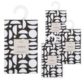 Elysian Scented Hanging Sachet - Set of 4 Citrus - Geometric Design