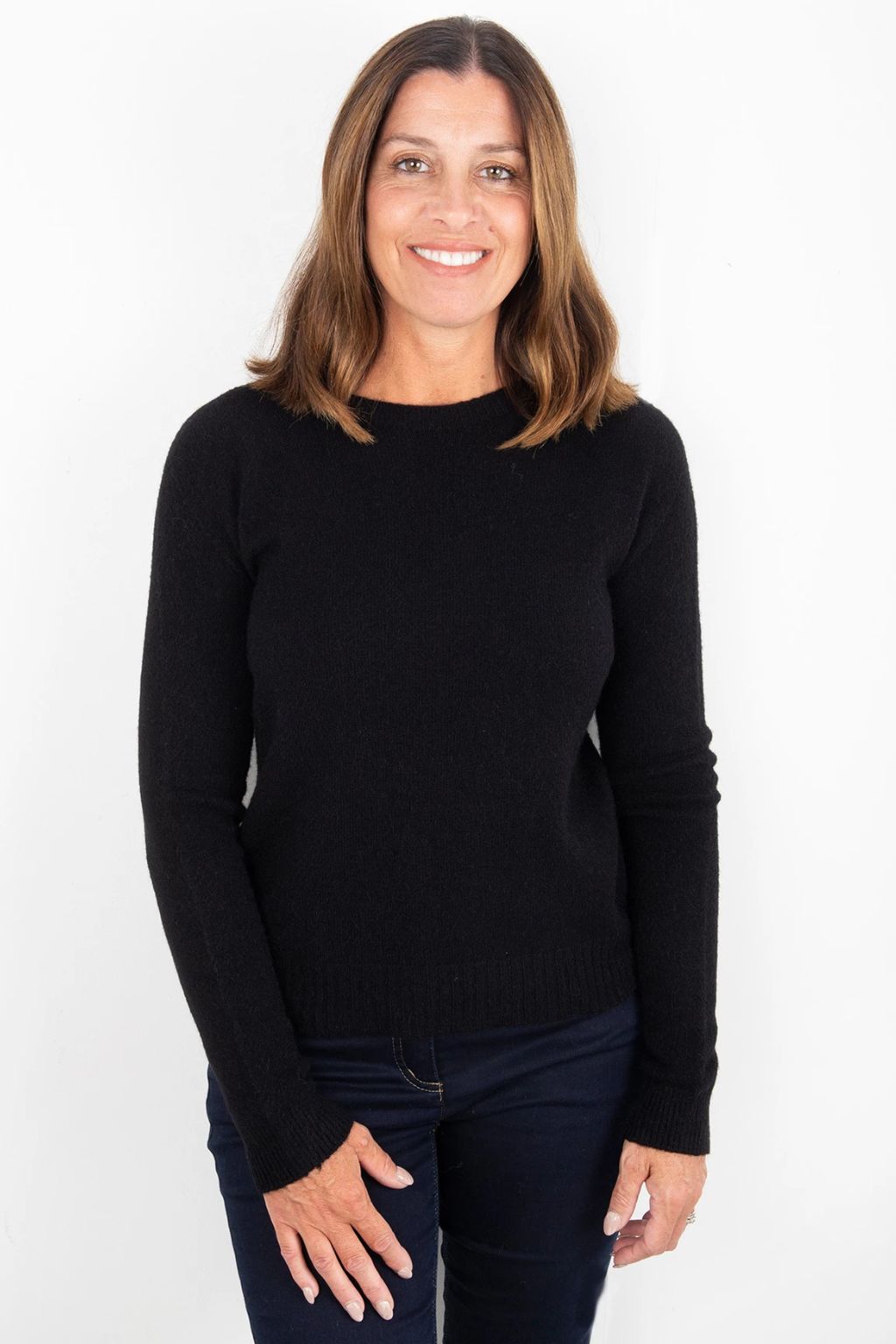 Prue Semi Fitted Round Neck Jumper