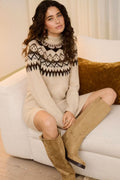 Cherrie Knit Dress - Oatmeal Melange