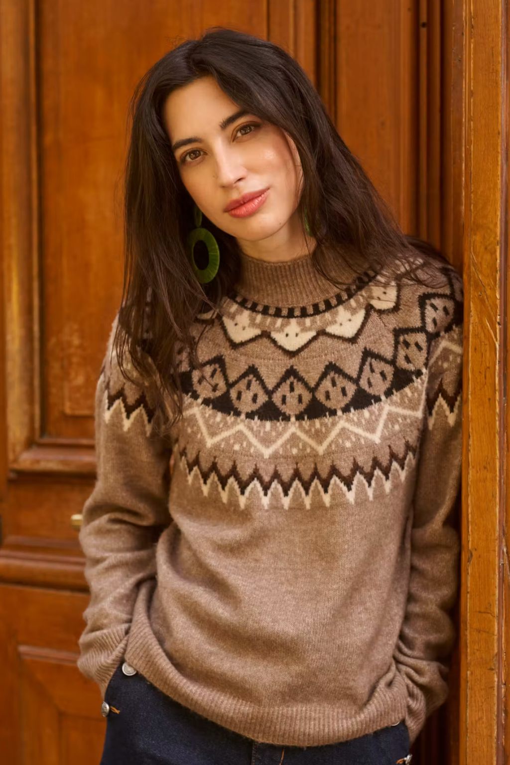 Cherrie Pullover - Brown Lentil Melange