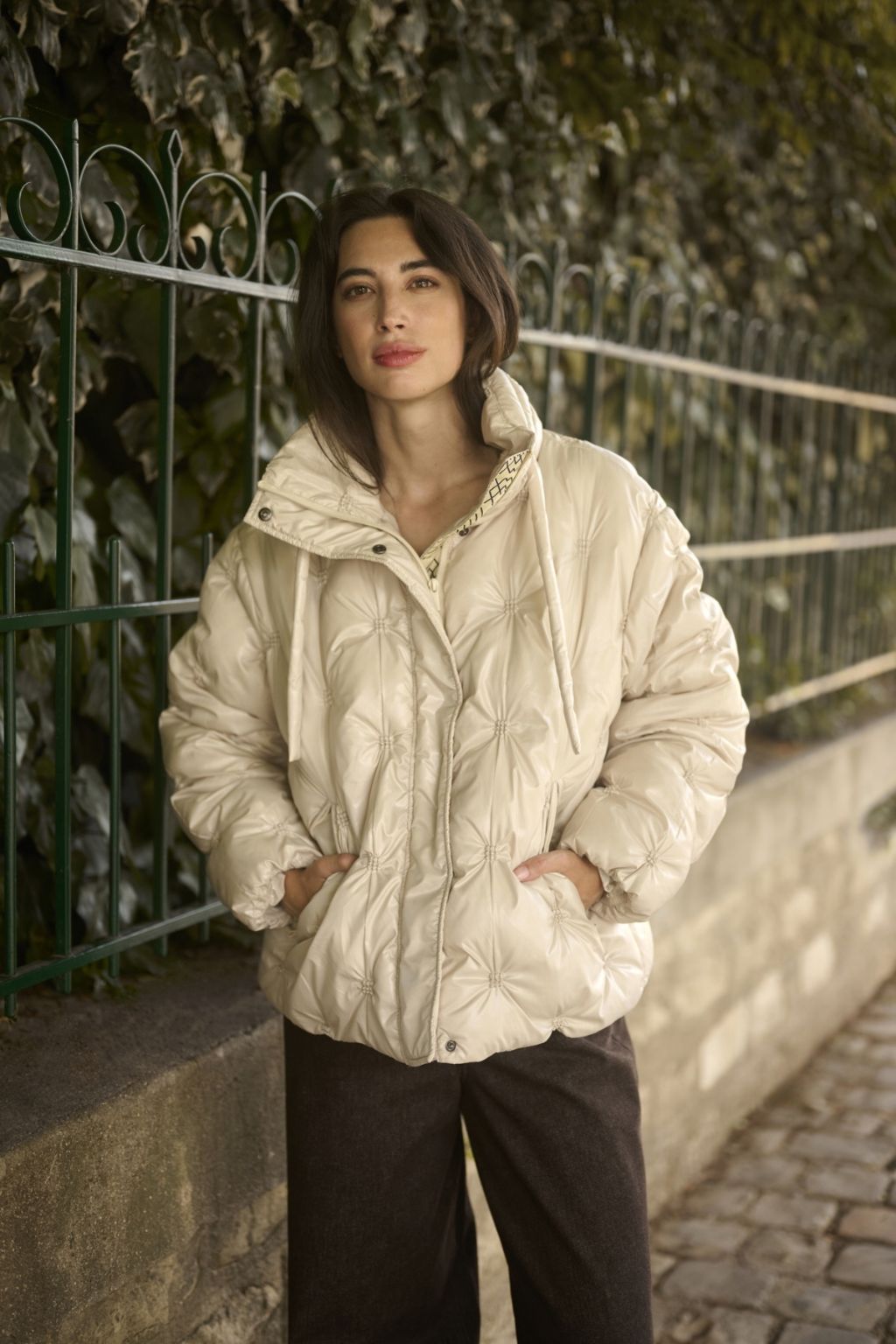 Drakie Short Jacket - Oatmeal