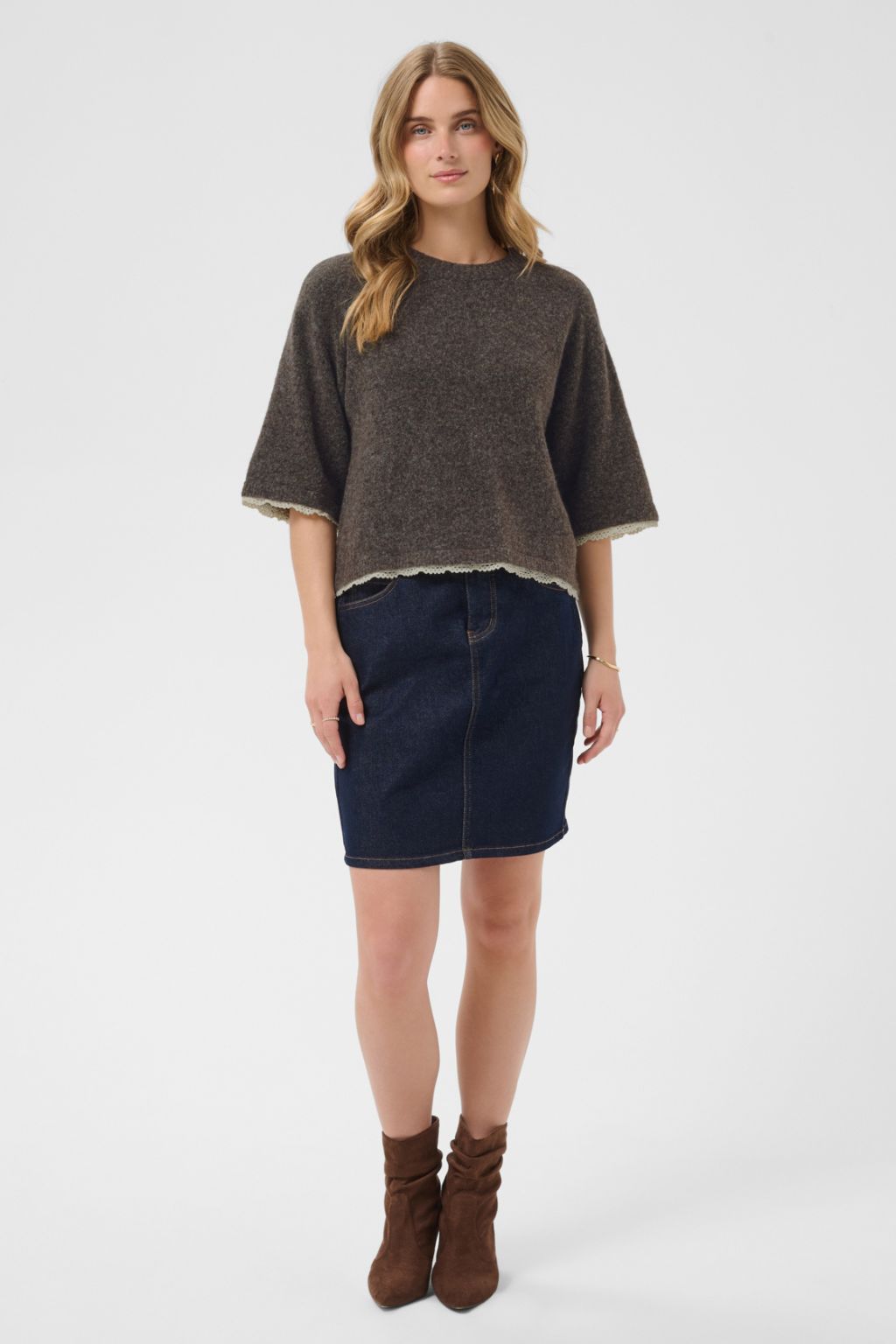 Kibana Knit Pullover - Java Melange
