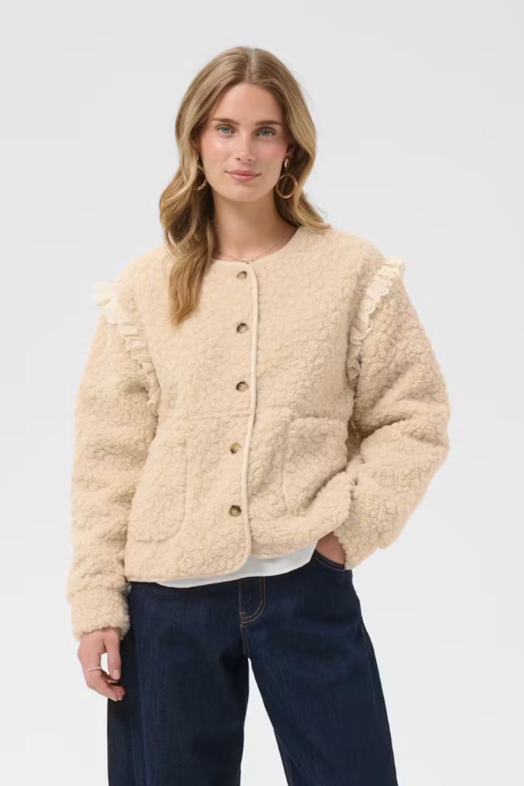 Rana Jacket - Lace Teddy Jacket