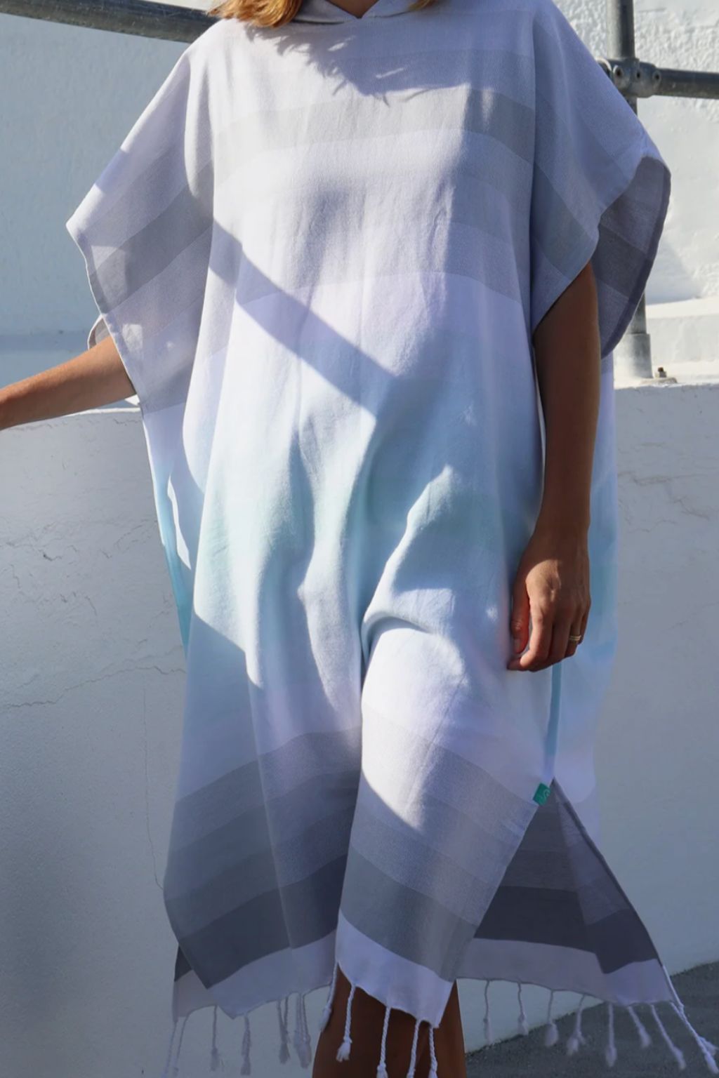 Drift Changing Robe - Mint/Grey