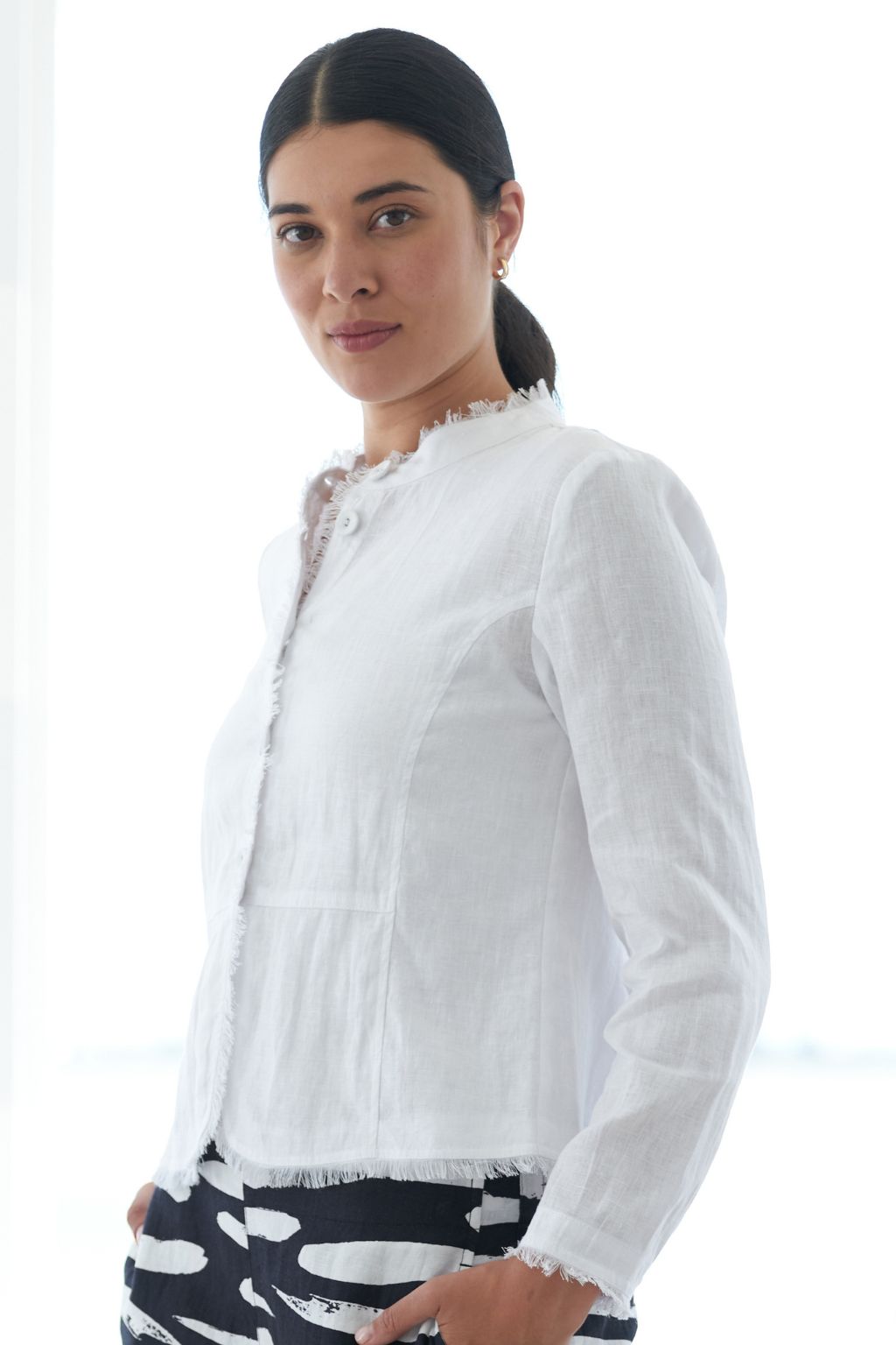 Fringe Festival Jacket - White